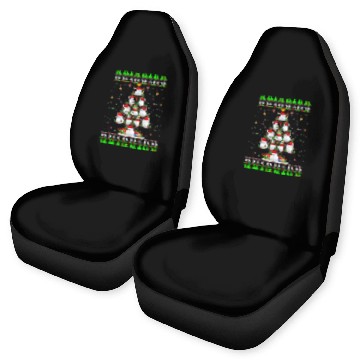 Discover Golf Christmas Tree Car Seat Covers