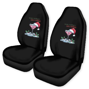 Discover Santa Favorite Hot Mess, Merry Christmas Car Seat Covers