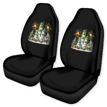 Discover Snowman Christmas, Merry Christmas Car Seat Covers
