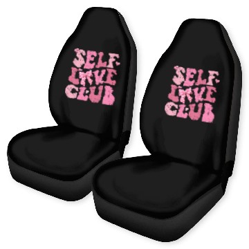 Discover Self Love Club, Valentine Retro Car Seat Covers
