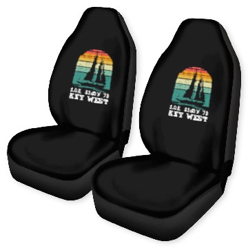 Discover Florida SAIL AWAY TO KEY-WEST Florida Keys Car Seat Covers