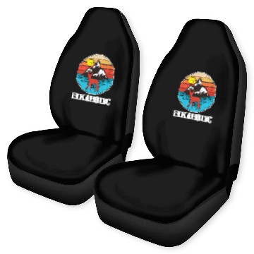 Discover Elk Hunting Elkaholic Hunters Car Seat Covers