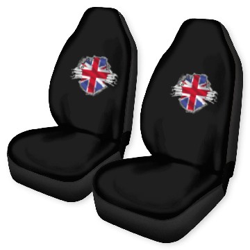 Discover Union Jack Ripped Style UK Pride Car Seat Covers