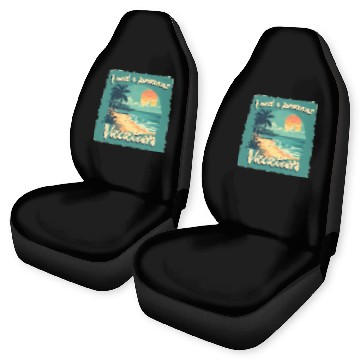 Discover Sun, Sand, and Sea: Beach Bliss Car Seat Covers