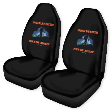 Discover Walk By Faith Not By Sight Verse Car Seat Covers