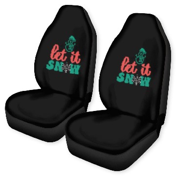 Discover let it snow Car Seat Covers