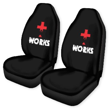 Discover Prayer Works Love Jesus Christian Christmas Car Seat Covers