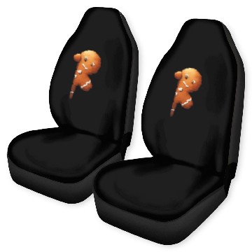 Discover Pun; pot; weed; gingerbread man; baked; stoner; Car Seat Covers