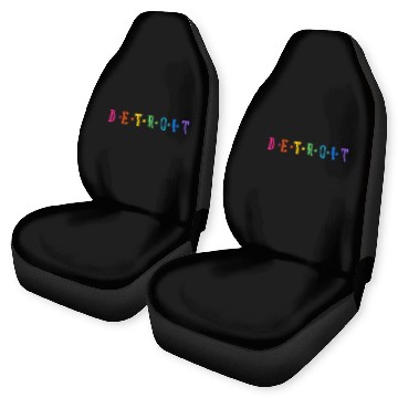 Discover Detroit Pride Car Seat Covers