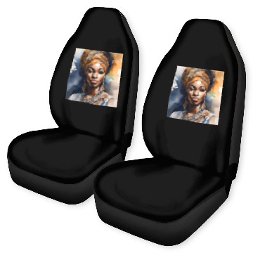 Discover African Woman Portrait F Car Seat Covers