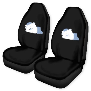 Discover Tired Polar Bear Car Seat Covers