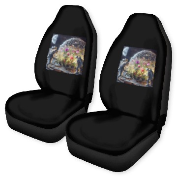 Discover Moon Flower Garden Car Seat Covers