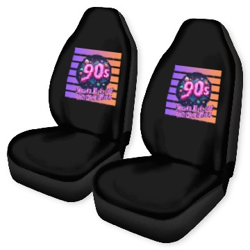 Discover 90s No WiFi Just Friends And Neon Car Seat Covers