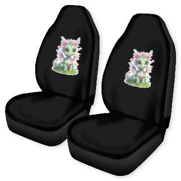 Discover cute dragon (spring) Car Seat Covers