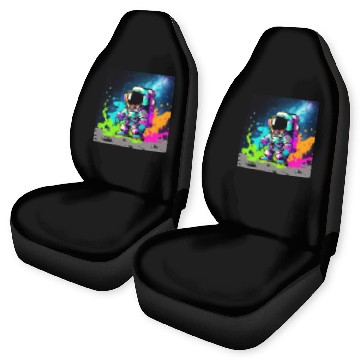 Discover Funky space Car Seat Covers