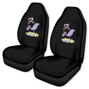 Discover Bird On Nest Car Seat Covers