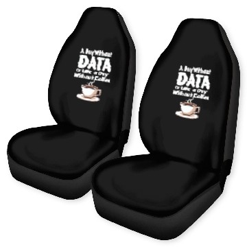 Discover Data Analyst Big Data Specialist Business Car Seat Covers