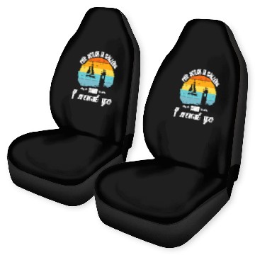 Discover Florida THE OCEAN IS CALLING AND I MUST GO Sailing Car Seat Covers