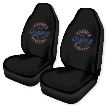 Discover There's No Crying In Baseball Car Seat Covers