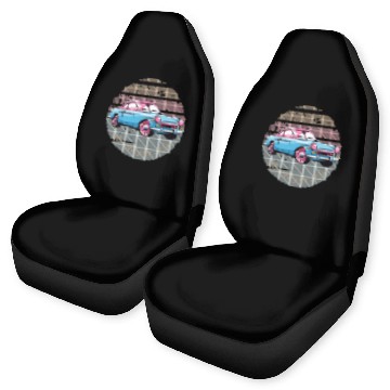 Discover “Ride the Retro Vibes – Cruise Through Nostalgia” Car Seat Covers