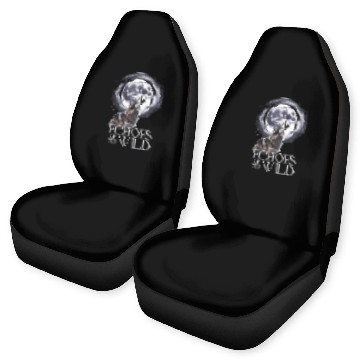 Discover Echoes Of The Wild Howling Wolf Moon Art Car Seat Covers