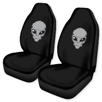 Discover Grey Alien Car Seat Covers