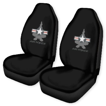 Discover F-22 Raptor Patriotic Roundel Car Seat Covers