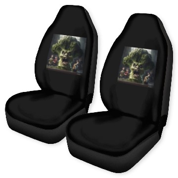 Discover a hyper realistic cinematicmean broccoli. Car Seat Covers