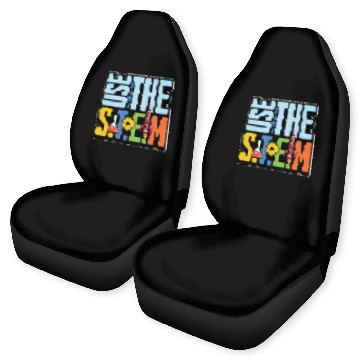 Discover STEM Teacher Use The STEM Loves Computer Science Car Seat Covers