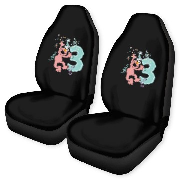 Discover Sesame Street Birthday Design With Elmo 3 Years Car Seat Covers