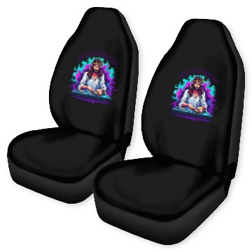 Discover Rave Techno House Party EDM Festival Goa Electro Car Seat Covers