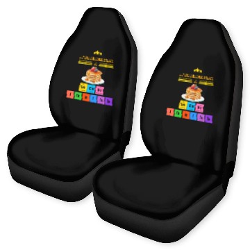 Discover Funny Periodic Table Pancake Science Humor Car Seat Covers