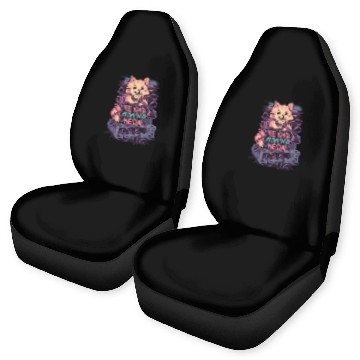 Discover Be Kind Rewind Meow Retro Vibe 80s 90s VHS Car Seat Covers