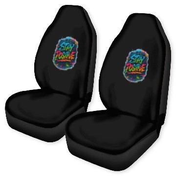 Discover Graffiti Style Stay Positive Urban Art Car Seat Covers
