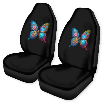 Discover Colorful Butterfly Nature Inspired Summer Vibes Car Seat Covers