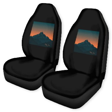 Discover Wanderlust Peaks Car Seat Covers