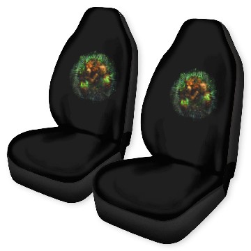 Discover Natural Guard With Green Aura Car Seat Covers