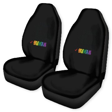 Discover Gay Pride lesbian gay bisexual straight human Car Seat Covers