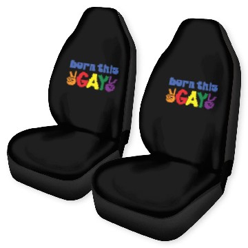 Discover Gay Pride Born This ggay Car Seat Covers