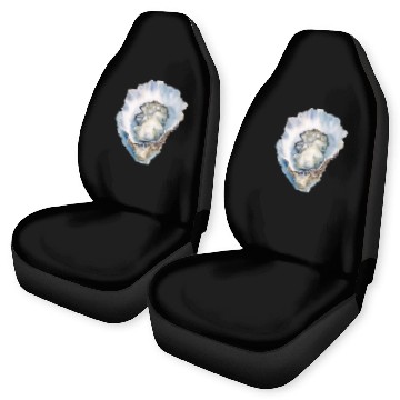 Discover Watercolor Oyster Shell Car Seat Covers