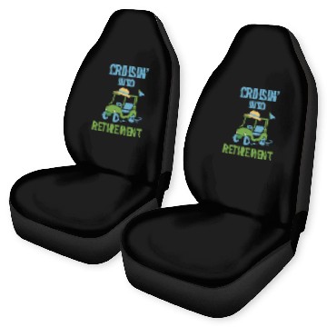 Discover Golf Cart Life Senior Humor Retirement Ride Car Seat Covers