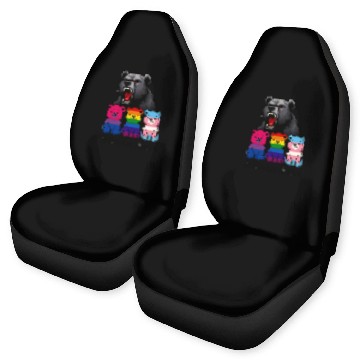 Discover Mama Bear Pride Cubs Car Seat Covers
