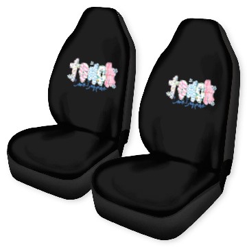 Discover Preppy Teacher Teach Love Inspire Car Seat Covers