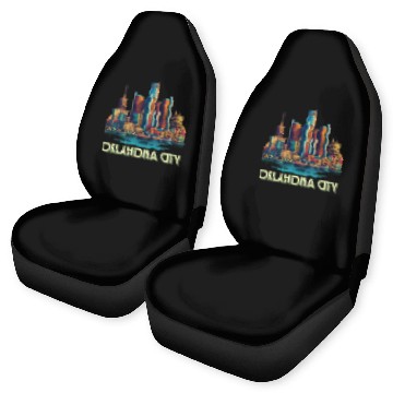Discover Oklahoma City Oklahoma USA Car Seat Covers
