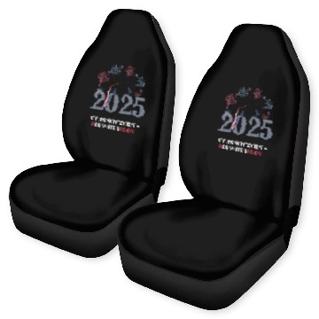 Discover Class of 2025 – Red White & Ready Car Seat Covers
