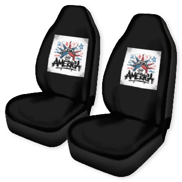 Discover Statue of Liberty USA Graffiti Zero Limit Brand Car Seat Covers