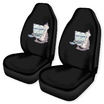 Discover Paws-on Keyboard Engineer Car Seat Covers