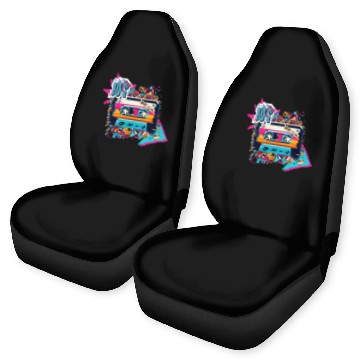 Discover 80s Music Car Seat Covers