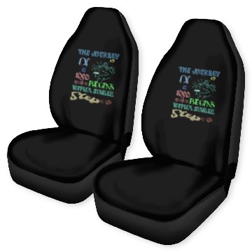 Discover The journey of a thousand miles begins with a sing Car Seat Covers