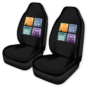 Discover Funny Cat Car Seat Covers | Retro Cat Meme Car Seat Covers